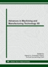 Image for Advances in Machining and Manufacturing Technology XII