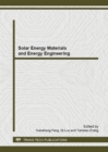 Image for Solar Energy Materials and Energy Engineering