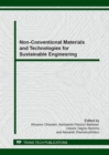 Image for Non-Conventional Materials and Technologies for Sustainable Engineering