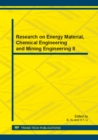 Image for Research on Energy Material, Chemical Engineering and Mining Engineering II
