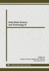 Image for Solid State Science and Technology IV