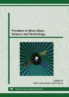 Image for Frontiers in Micro-Nano Science and Technology
