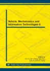 Image for Vehicle, Mechatronics and Information Technologies II