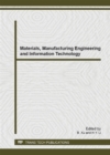 Image for Materials, Manufacturing Engineering and Information Technology