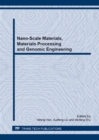 Image for Nano-Scale Materials, Materials Processing and Genomic Engineering