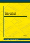 Image for Mechanical and Power Research