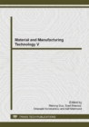 Image for Material and Manufacturing Technology V