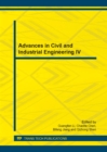 Image for Advances in Civil and Industrial Engineering IV