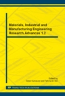 Image for Materials, Industrial and Manufacturing Engineering Research Advances 1.2