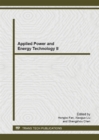 Image for Applied Power and Energy Technology II