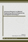 Image for Advanced Research on Material Engineering, Electrical Engineering and Applied Technology II