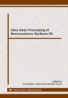 Image for Ultra Clean Processing of Semiconductor Surfaces XII