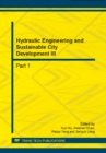 Image for Hydraulic Engineering and Sustainable City Development III
