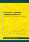 Image for Automotive Engineering and Mobility Research