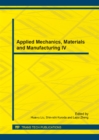 Image for Applied Mechanics, Materials and Manufacturing IV