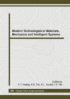 Image for Modern Technologies in Materials, Mechanics and Intelligent Systems
