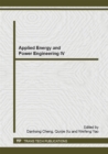 Image for Applied Energy and Power Engineering IV