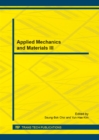 Image for Applied Mechanics and Materials III