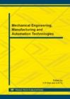 Image for Mechanical Engineering, Manufacturing and Automation Technologies