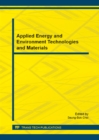 Image for Applied Energy and Environment Technologies and Materials