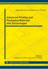 Image for Advanced Printing and Packaging Materials and Technologies