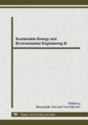 Image for Sustainable Energy and Environmental Engineering III