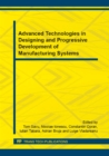 Image for Advanced Technologies in Designing and Progressive Development of Manufacturing Systems