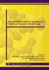 Image for SOLID STATE SCIENCE &amp; TECHNOLOGY Towards an Immersive Breakthrough