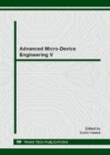 Image for Advanced Micro-Device Engineering V