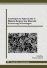 Image for Contemporary Approaches in Material Science and Materials Processing Technologies