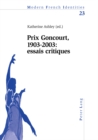 Image for Prix Goncourt, 1903-2003: Essais Critiques