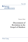 Image for Discernment of Revelation in the Gospel of Matthew