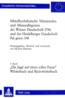 Image for Mittelhochdeutsche Minnereden Und Minneallegorien Der Wiener Handschrift 2796 Und Der Heidelberger Handschrift Pal. Germ. 348 : 5. Band: «Die Jagd Auf Einen Edlen Fasan» - Eine Mittelhochdeutsche Minn
