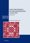 Image for Eine Einfuehrung in Die Koranwissenschaften : ?ulum Al-Qur?an