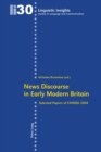 Image for News discourse in early modern Britain  : selected papers of CHINED 2004