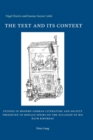 Image for The text and its context  : studies in modern German literature and society