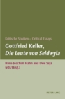 Image for Gottfried Keller, Die Leute Von Seldwyla : Kritische Studien - Critical Essays
