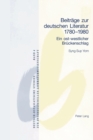 Image for Beitraege zur deutschen Literatur 1780-1980 : Ein ost-westlicher Brueckenschlag