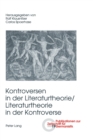 Image for Kontroversen in der Literaturtheorie/ - Literaturtheorie in der Kontroverse