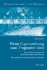 Image for Wenn Eigenwerbung zum Programm wird : Zur On-Air-Promotion im deutschsprachigen Fernsehraum- Eine qualitative und quantitative Textanalyse