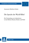Image for Die Sprache Der Wyclif-Bibel