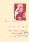 Image for France-Italie : un dialogue theatral depuis 1950