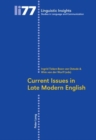 Image for Current Issues in Late Modern English