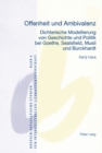 Image for Offenheit Und Ambivalenz : Dichterische Modellierung Von Geschichte Und Politik Bei Goethe, Sealsfield, Musil Und Burckhardt
