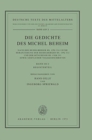Image for Die Gedichte DES Michel Beheim : Vol 3/2 : Registerteil
