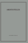Image for Aristoteles Werke V 17/1