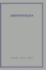 Image for Aristoteles Werke in Deutscher Uebersetzung Begruendet Von Ernst Grumach V 9/3