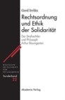 Image for Rechtsordnung und Ethik der Solidarit?t