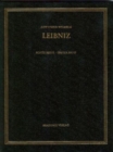 Image for Gottfried Wilhelm Leibniz. S?mtliche Schriften und Briefe, BAND 1, Gottfried Wilhelm Leibniz. S?mtliche Schriften und Briefe (1668-1676)