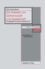 Image for Die Dialektik Von Gemeinschaft Und Gesellschaft